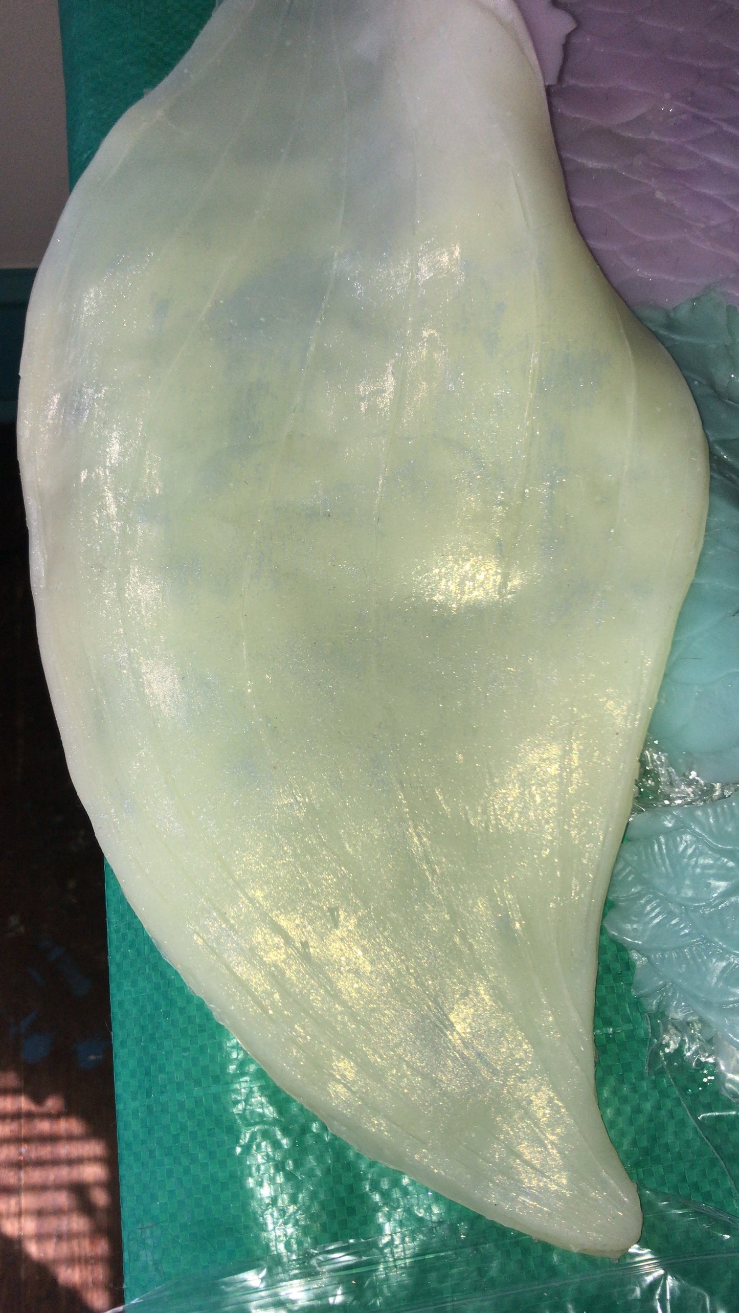 Custom made silicone mermaid fins